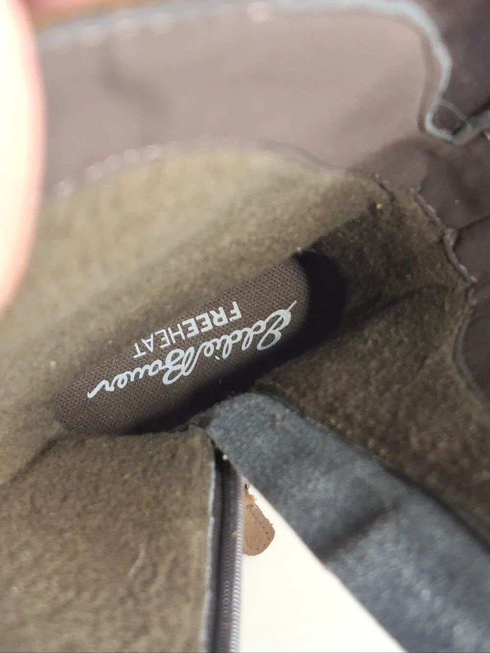 Eddie Bauer Freeheat Boots Women 6 Brown Leather Suede Mid Calf Zip Winter Boots